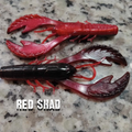 Flippin Craws 3_inch / Red Shad