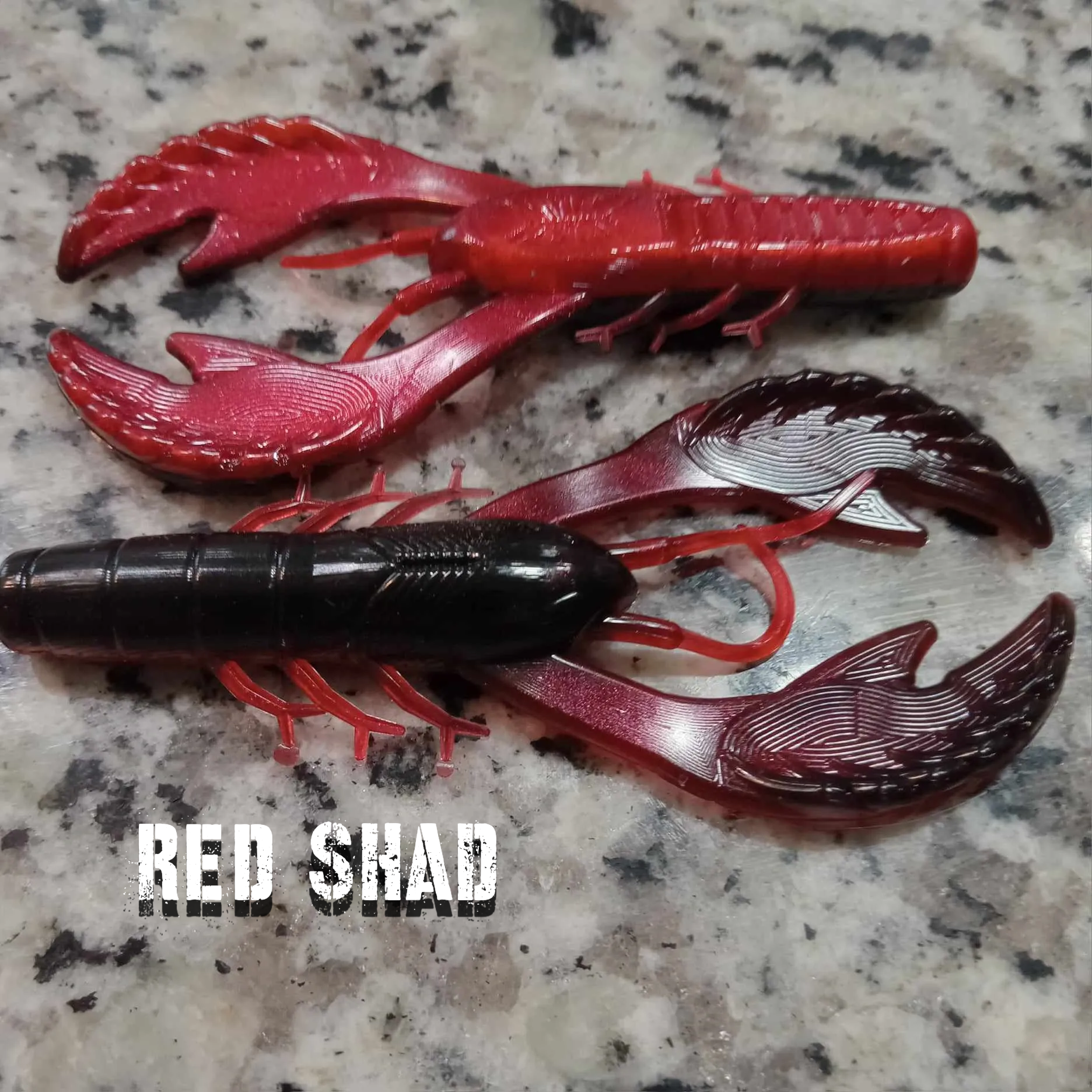 Flippin Craws 3_inch / Red Shad